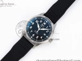 MIROTIME 0331 Pilot Mark XX IW328201 ZF 1:1 Best Edition Black Dial on Black Leather Strap A Affordable 7028